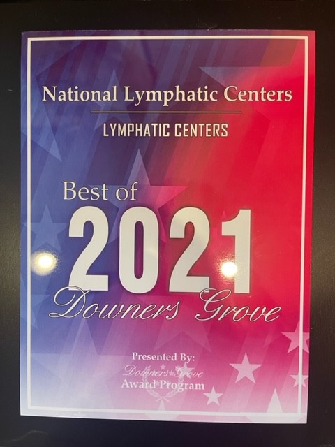 Best of 2021 lymph drainage therapist award