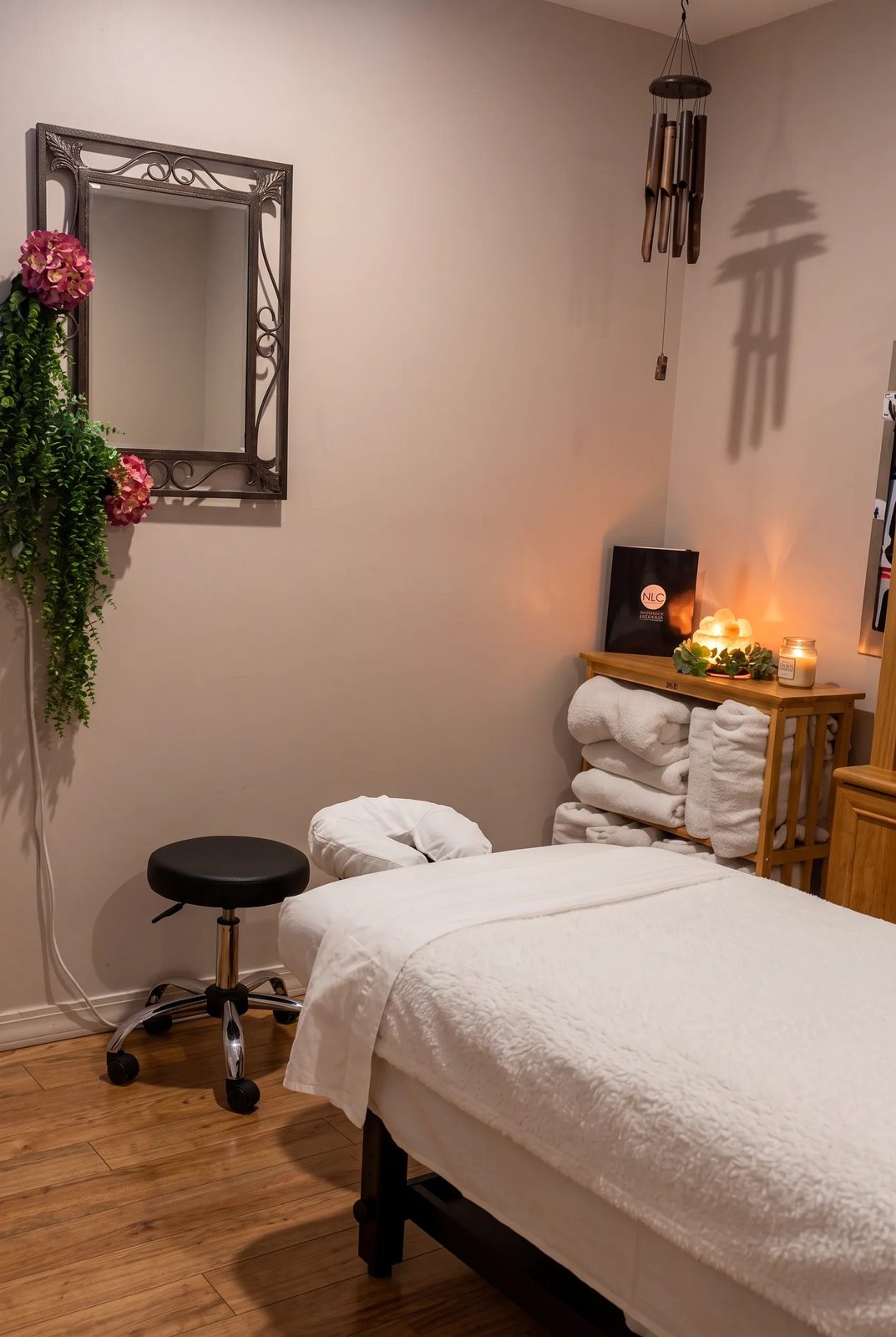 lymphatic drainage massage treatment room